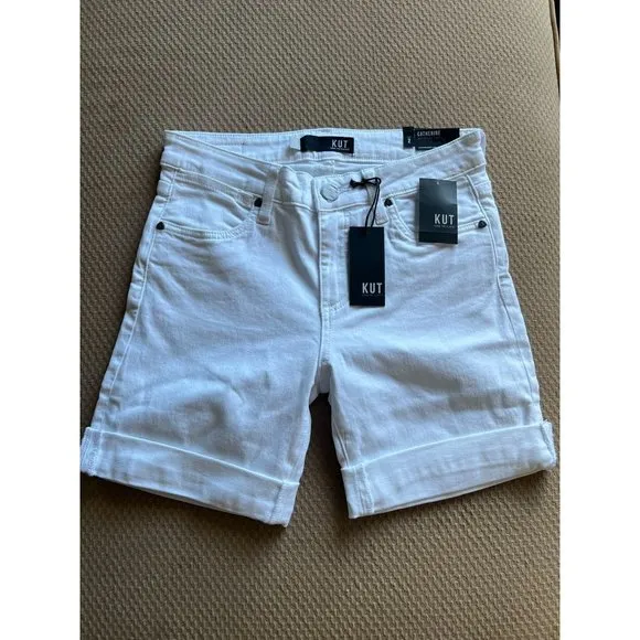 Kut from the Kloth Catherine Boyfriend Shorts -‎ NWT - Size 2