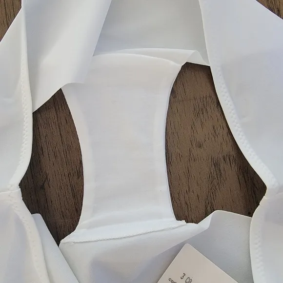 La Perla Vintage low raise laser cut quiet luxury white brief size medium