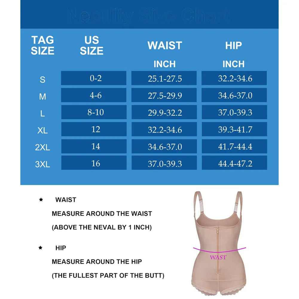 Latex Slim Zipper Shapewear