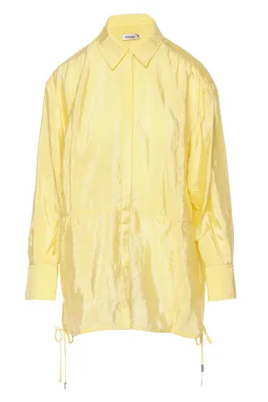 Laylah Sulfur Parachute Button Down Shirt