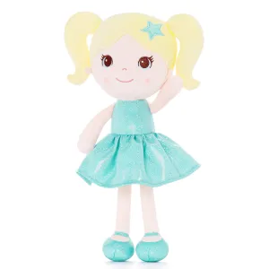 Lazadagifts 12-inch Personalized Fashion Girls Stars Glitter Girls Aqua