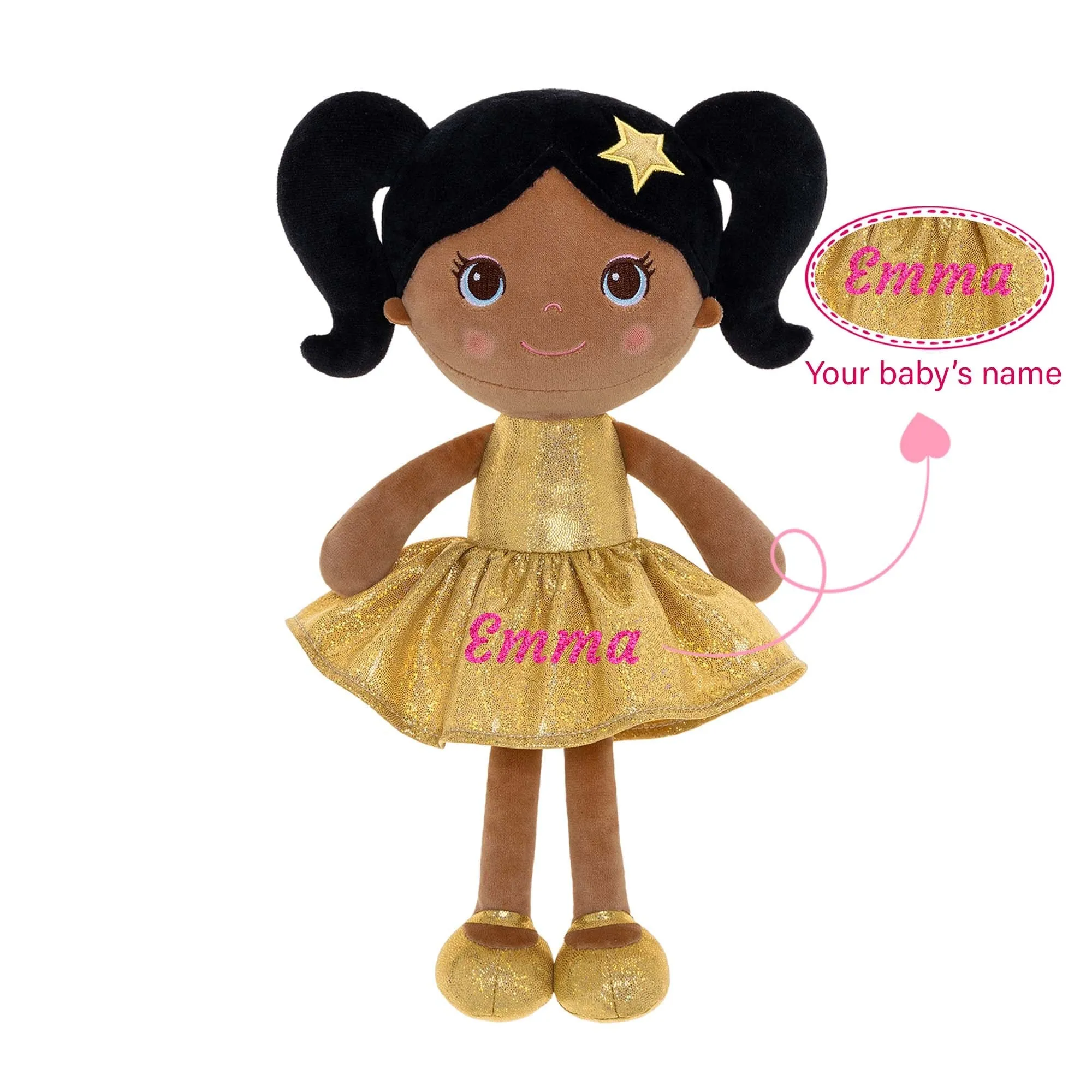 Lazadagifts 12-inch Personalized Fashion Girls Stars Glitter Girls New Gifts