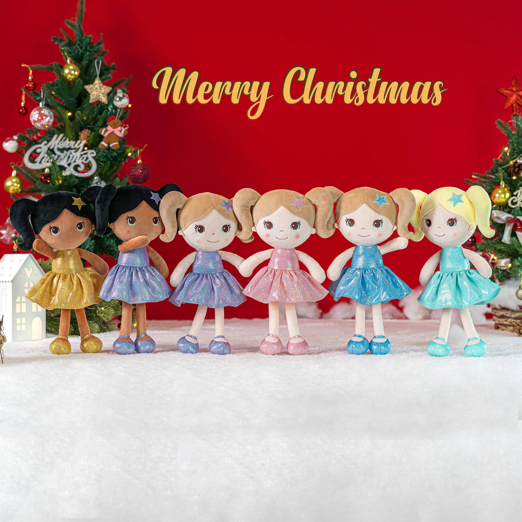 Lazadagifts 12-inch Personalized Fashion Girls Stars Glitter Girls New Gifts