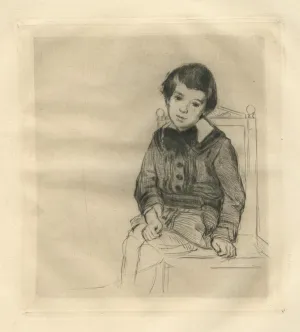 Le Fils de Ludovic Halévy, Assis sur une Chaise