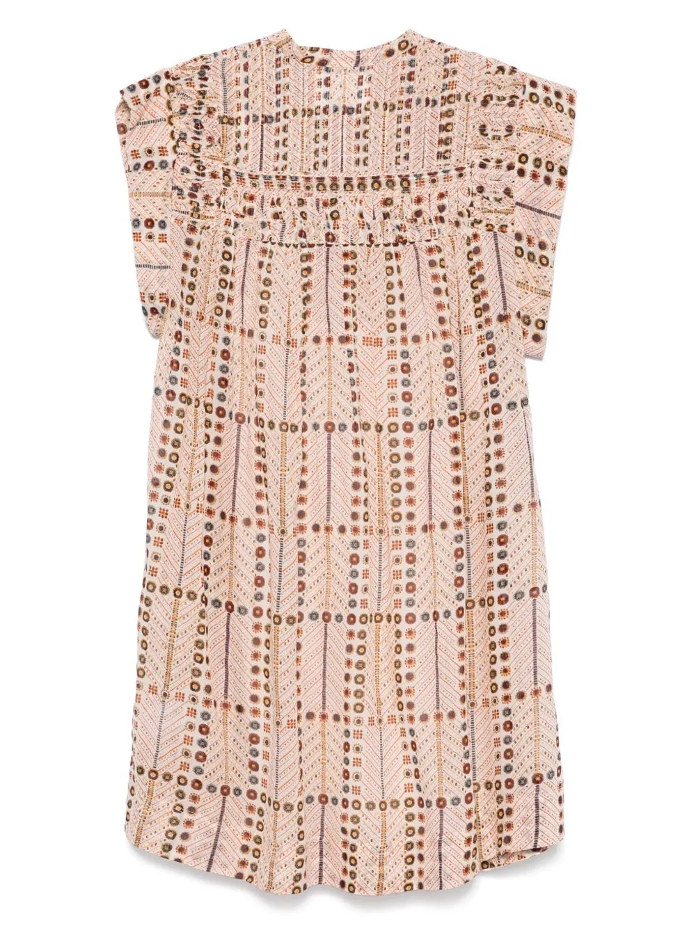 Leazali printed cotton dress