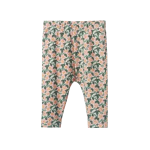 Leggings Garland Print |Nature Baby
