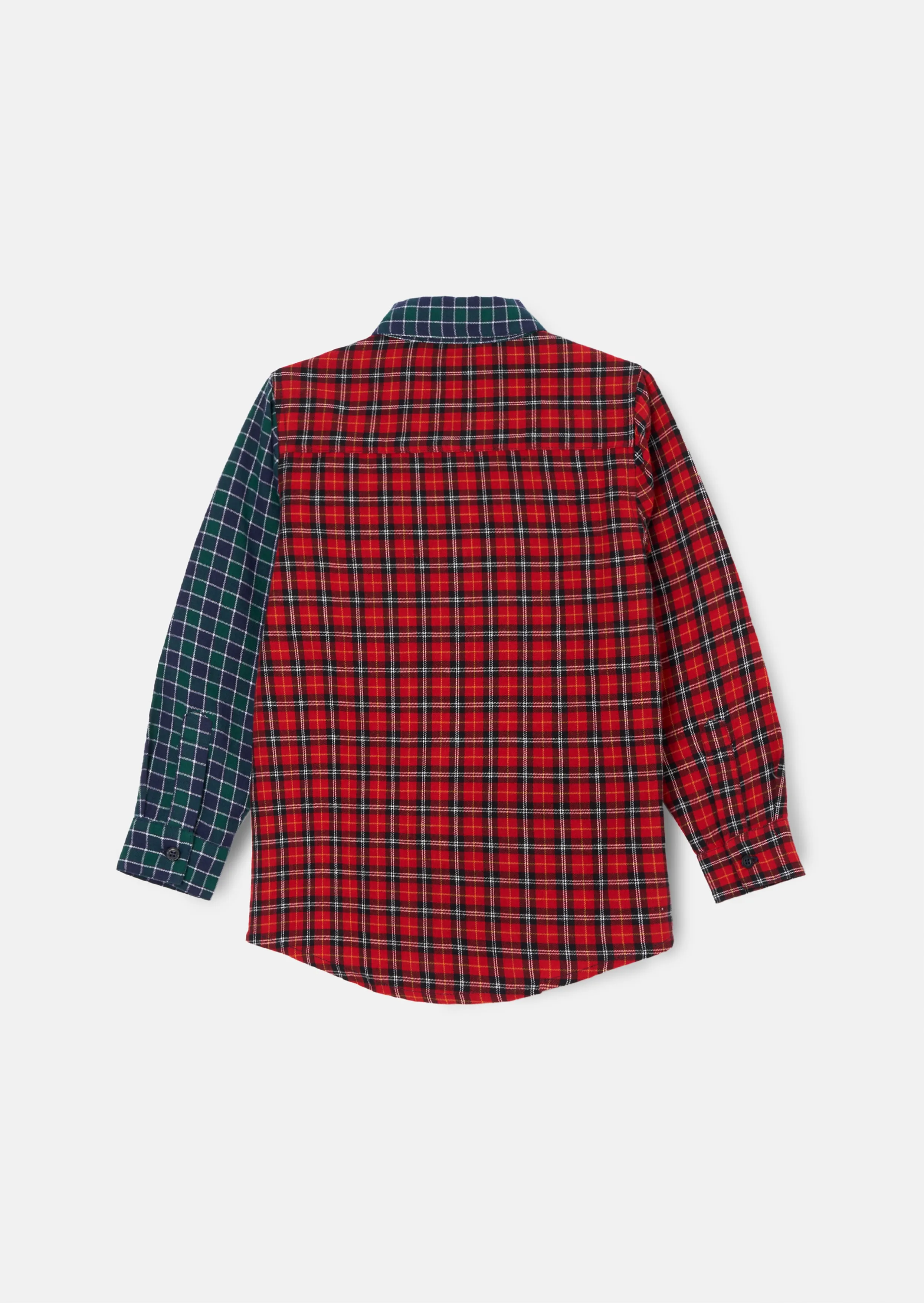Lewis Red Mixed Check Shirt