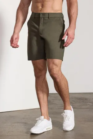 Limitless 5 Pocket Short - Dark Leaf