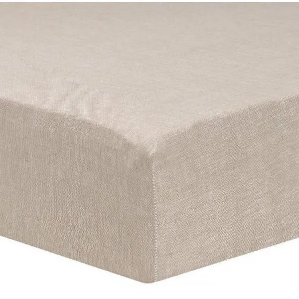 Liz & Roo Crib Sheet Flax Linen