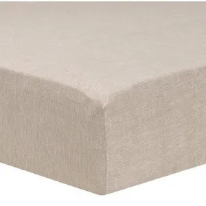 Liz & Roo Crib Sheet Flax Linen