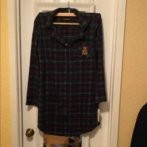 L.L. Bean Plaid Nightshirt