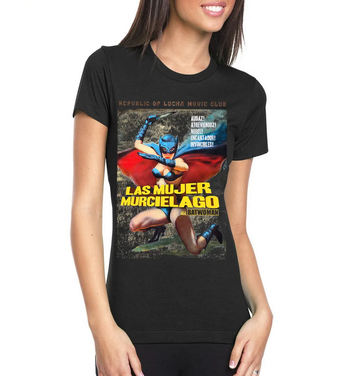 Lucha Movie Club: "LAS MUJER MURCIELAGO" t-shirt