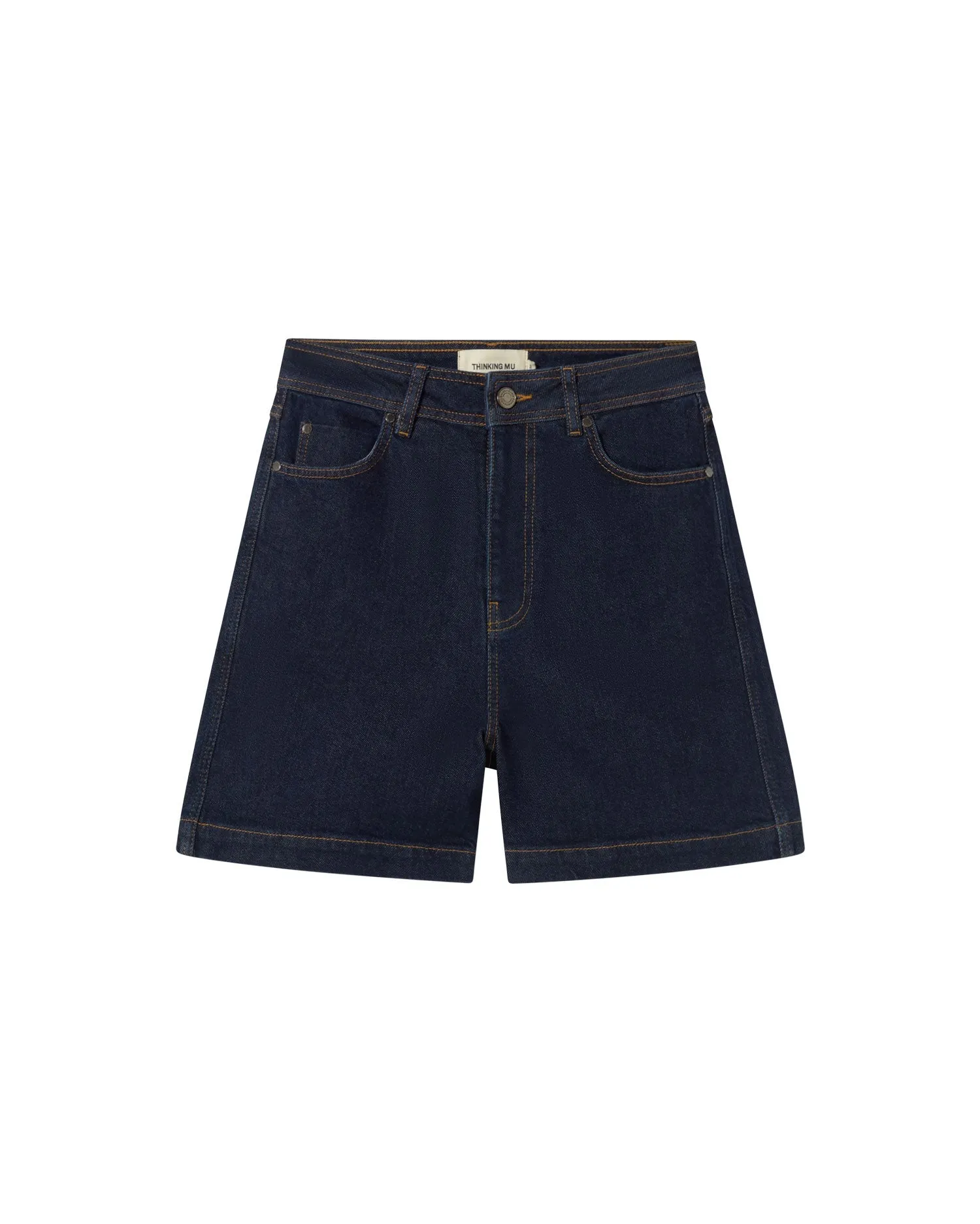 Luisa Denim Shorts Dark Clean