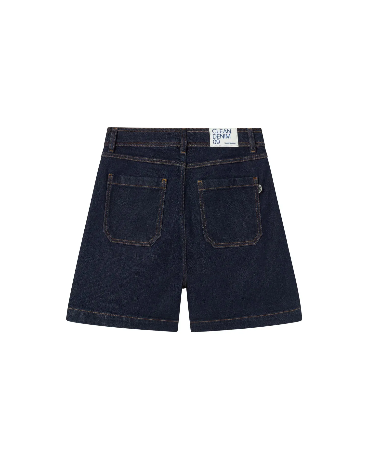 Luisa Denim Shorts Dark Clean