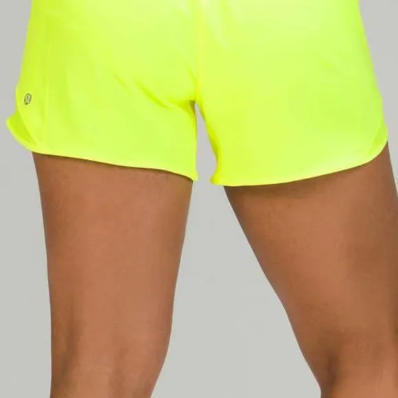 Lululemon Hotty Hot Short 4&quot;Highlight Yellow