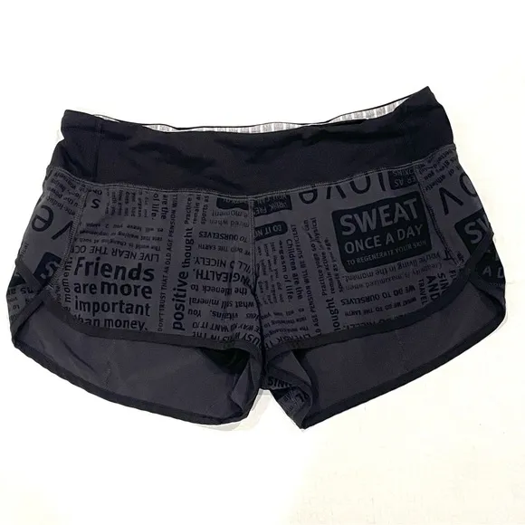 Lululemon Women’s Shorts News Print 6