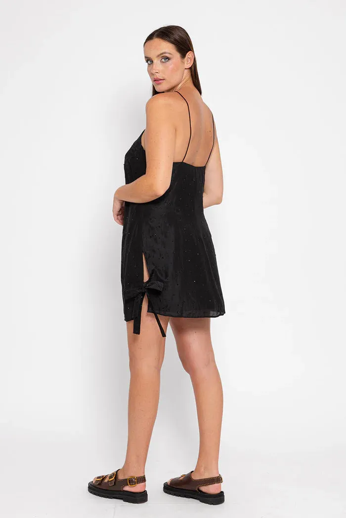 Maelys Short Dress - Black