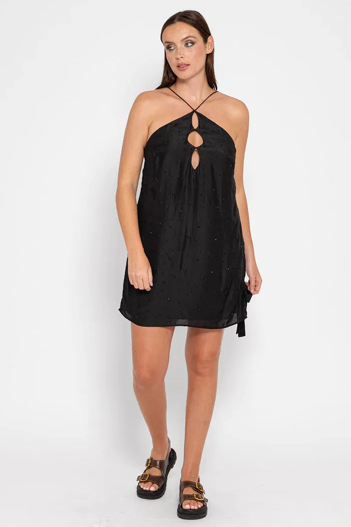 Maelys Short Dress - Black