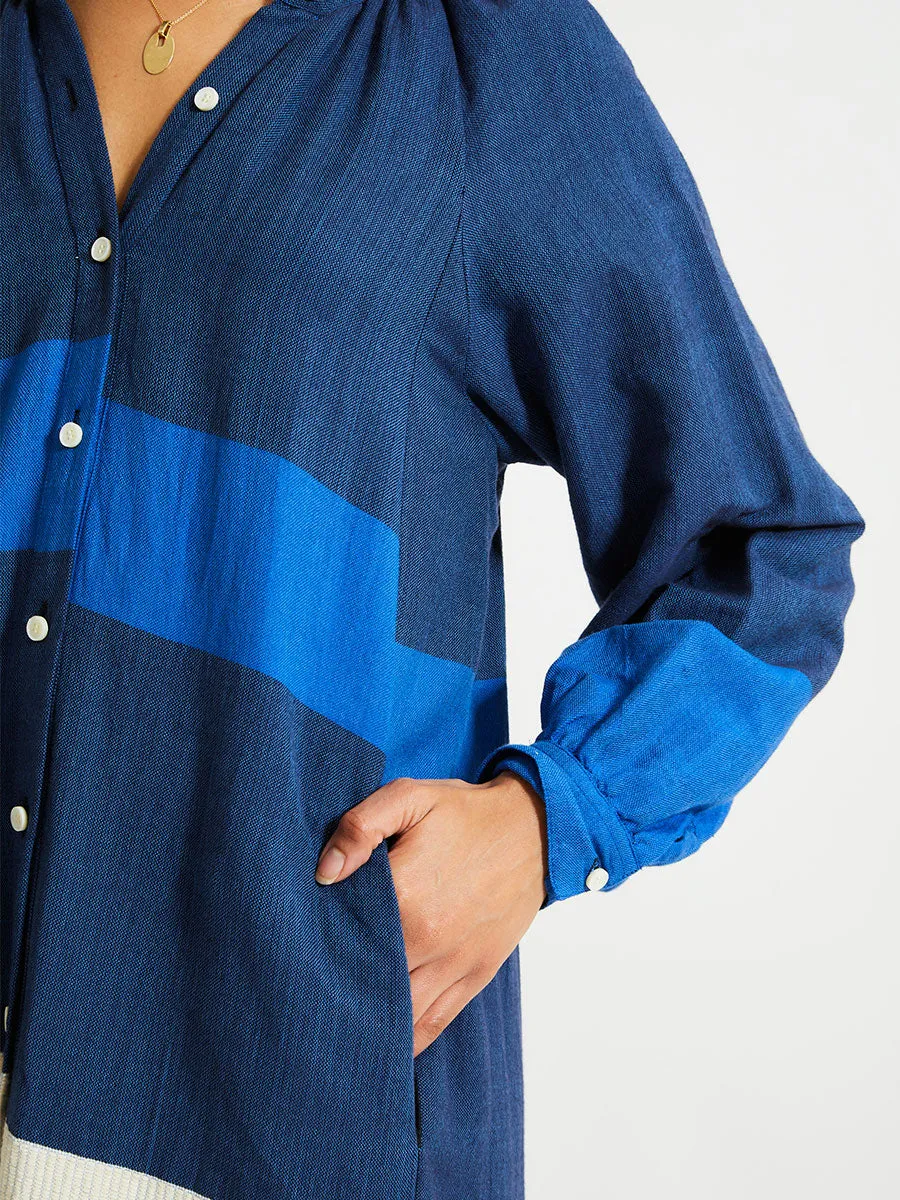 MAKEDA | Button Up Dress
