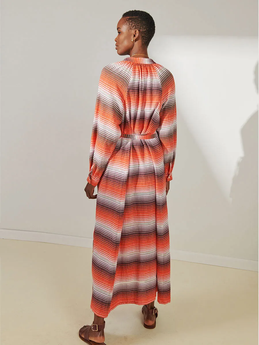 MAKEDA | Button Up Dress