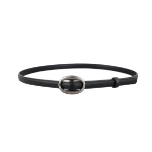 Mallory Skinny Leather Belt