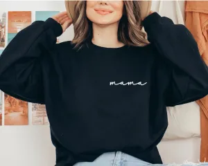 Mama Embroidered Crewneck Sweatshirt