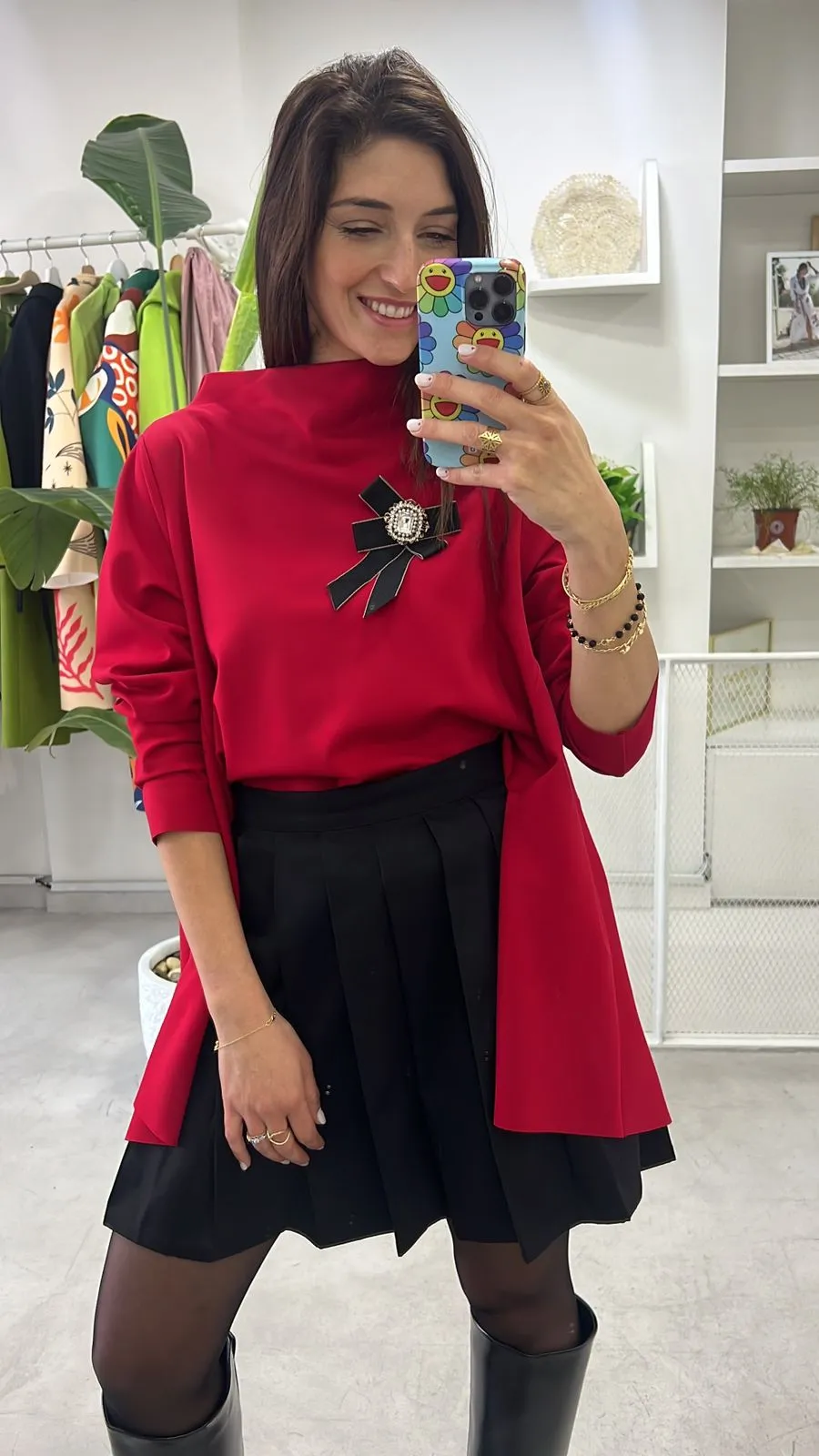 Manal Top - Red