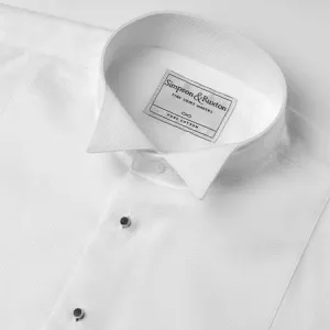Marcella Front Dress Shirt - Wing Collar
