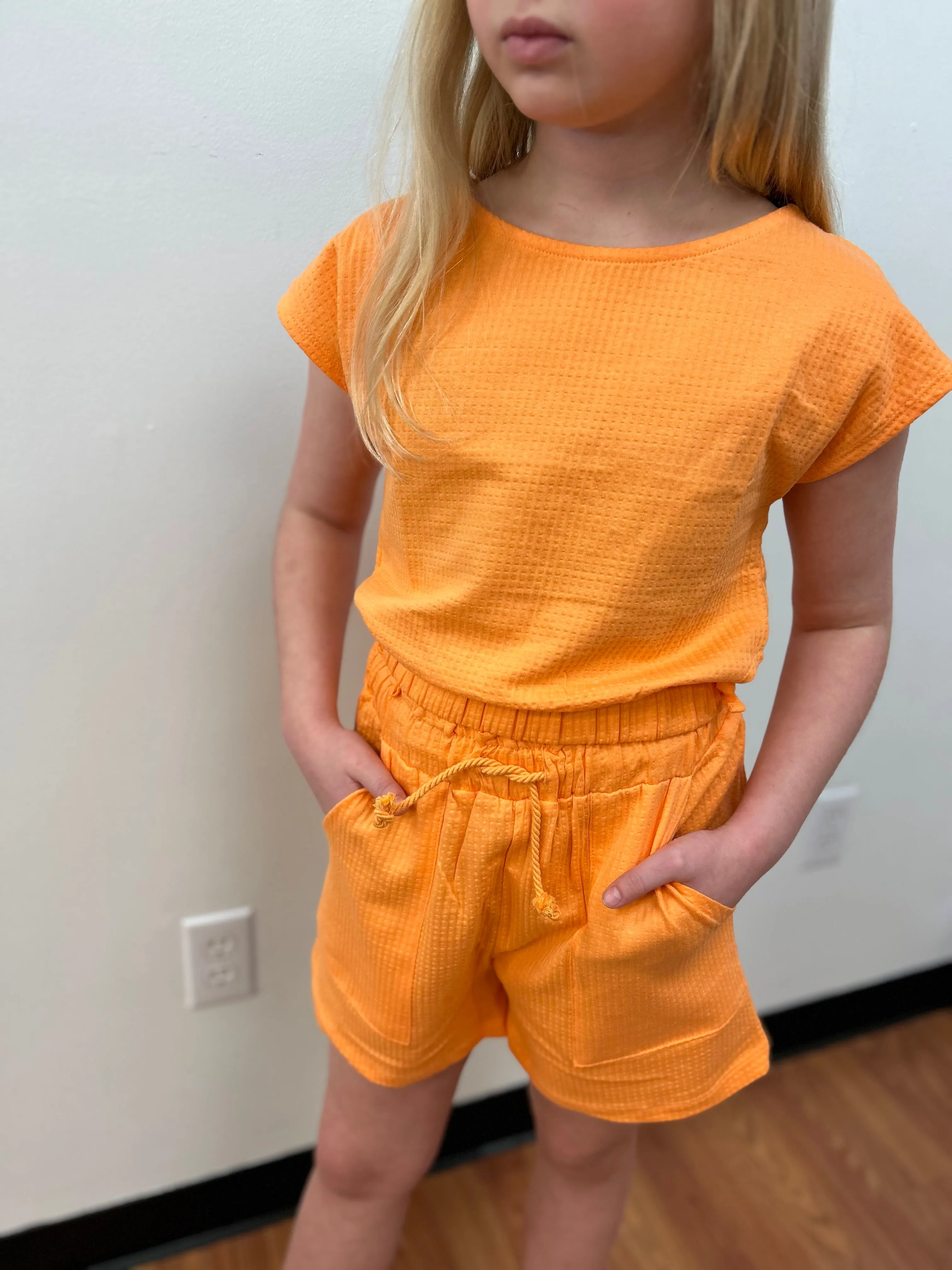 May Girls Creamsicle Shorts