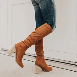 Maya - Chic and Stylish Autumn Knee-High Boots for Women