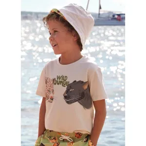 Mayoral Boys Wild Jungle T-Shirt 3011 Milk