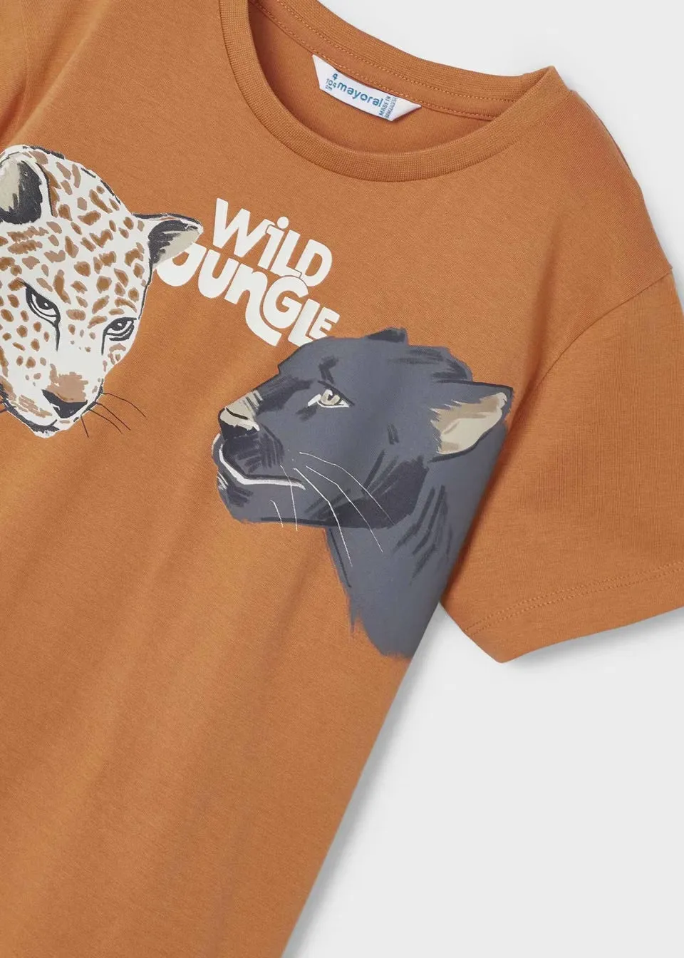Mayoral Boys Wild Jungle T-Shirt 3011 Paprika