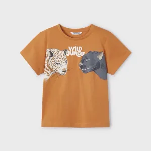 Mayoral Boys Wild Jungle T-Shirt 3011 Paprika