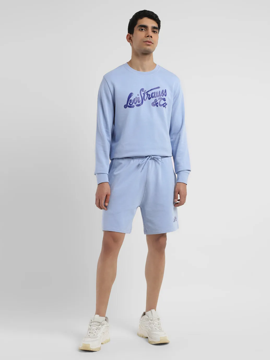 Men's Blue Regular Fit Shorts