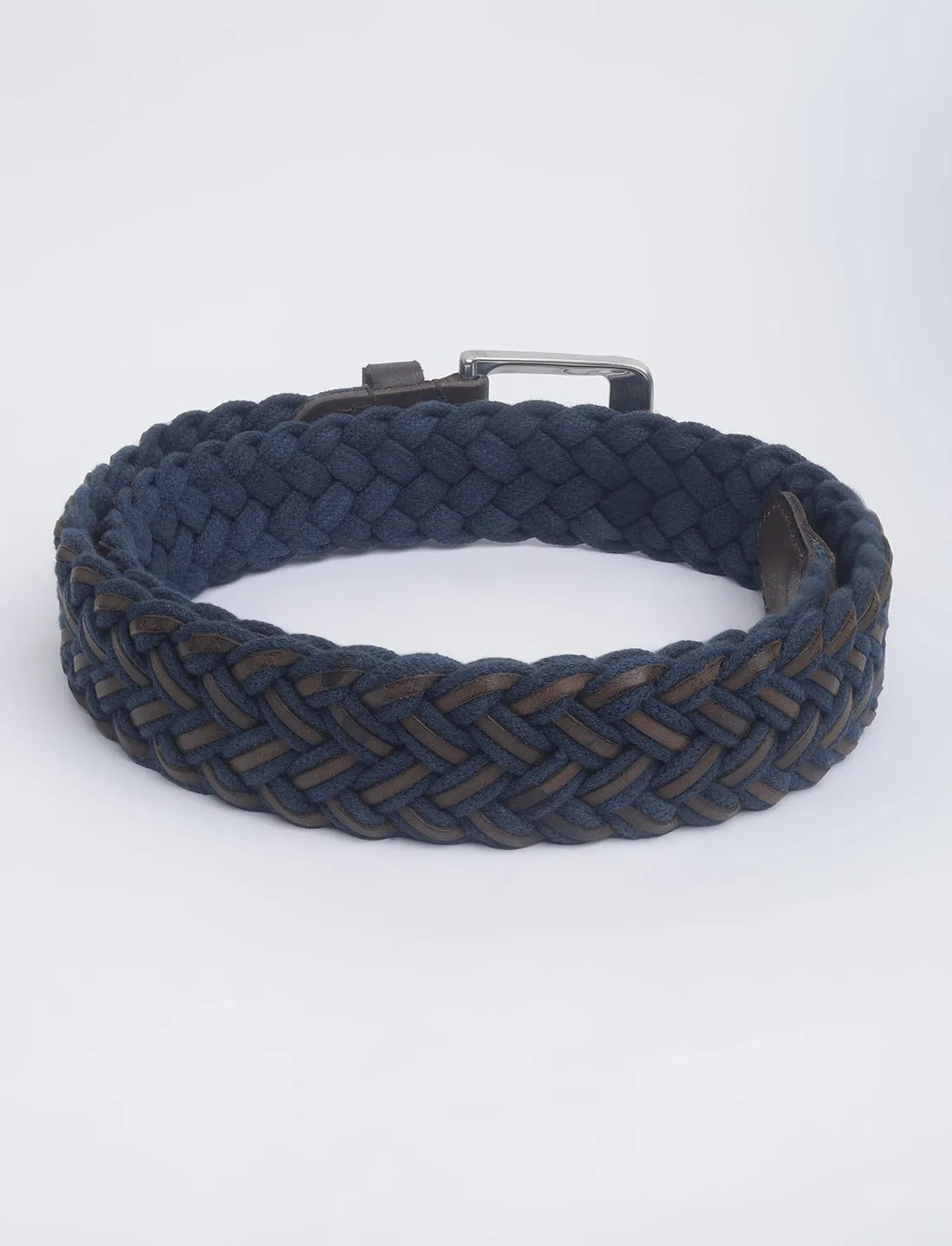 Men's Brown Textured Belt