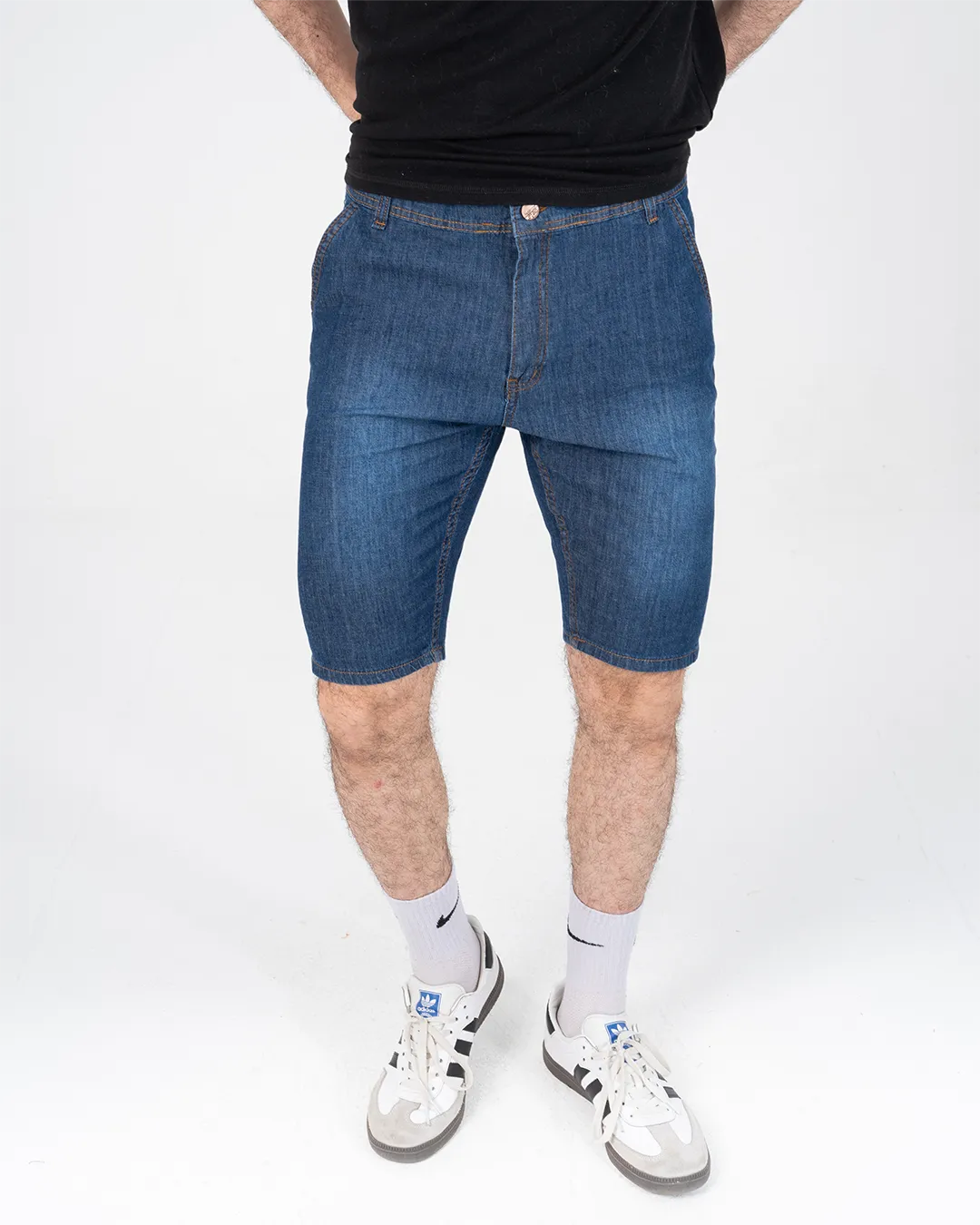Mens Jeans Shorts with Pocket