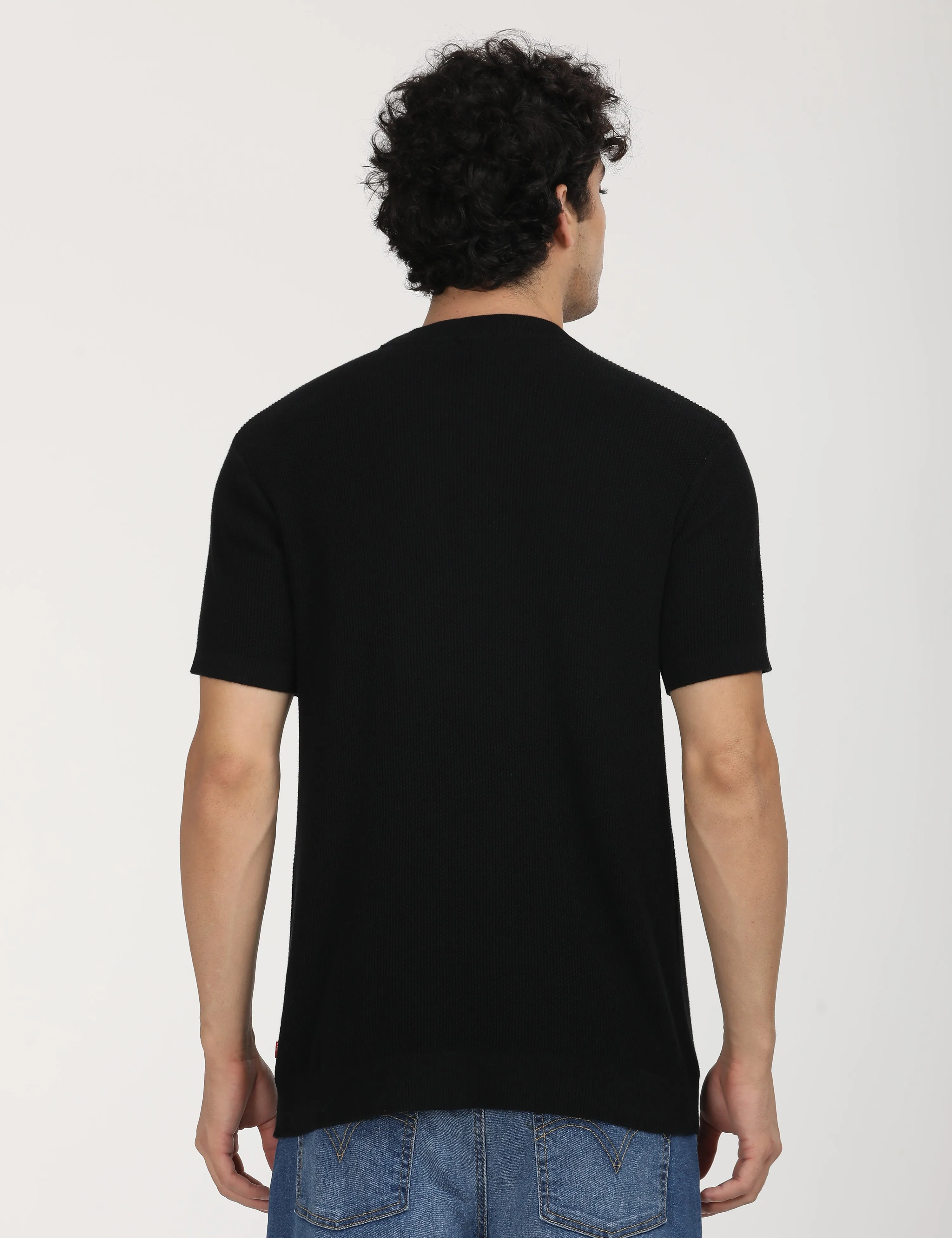 Men's Textured Slim Fit T-Shirt