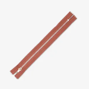 Metal Trouser Zips Rust - 20cm