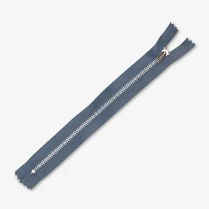 Metal Trouser Zips Steel - 20cm
