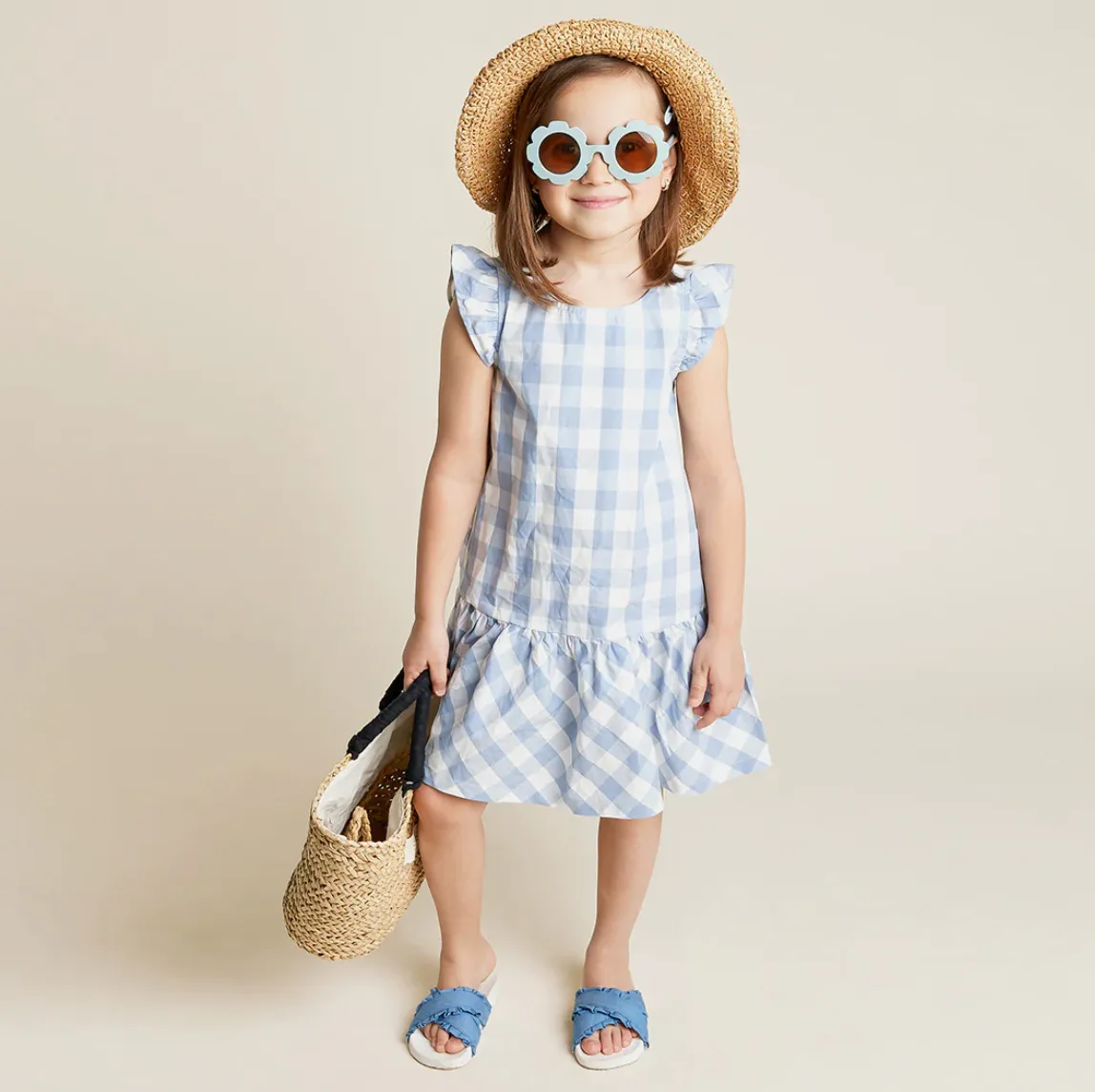 Miles the Label Poplin Plaid Dress