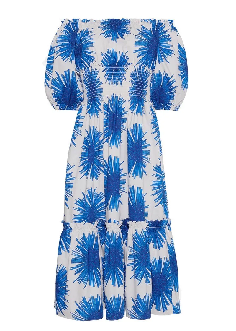 Mimi Dress (Starburst Blue)