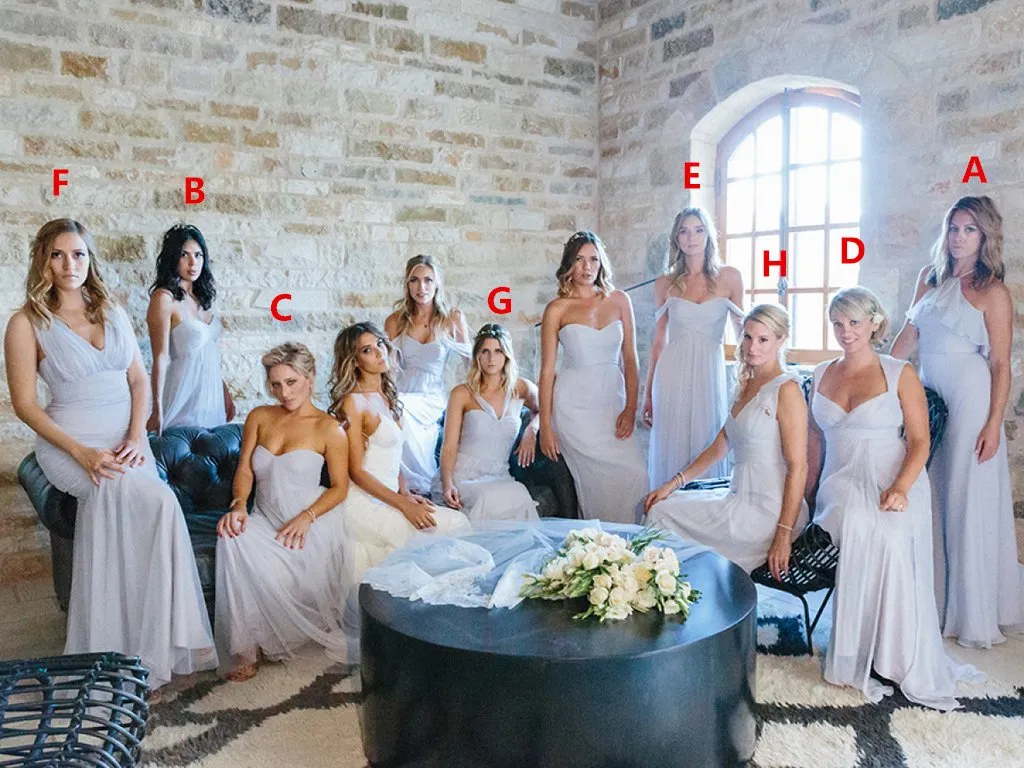 Mismatched Different Styles Chiffon Light Blue Sexy A Line Floor-Length Cheap Bridesmaid Dresses, TYP0309