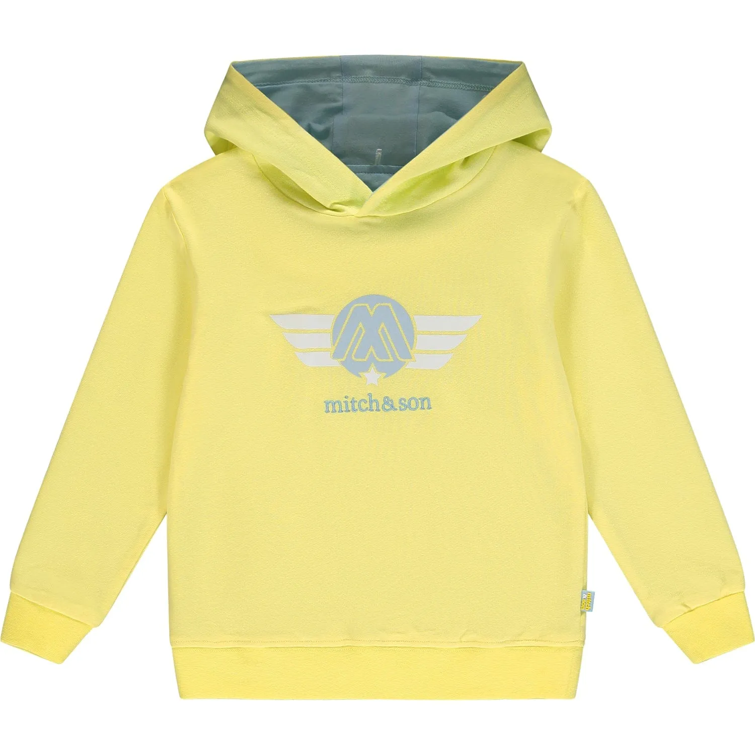 MITCH & SON - Jude A Time To Fly  Hooded Sweat Short Set - Lemon