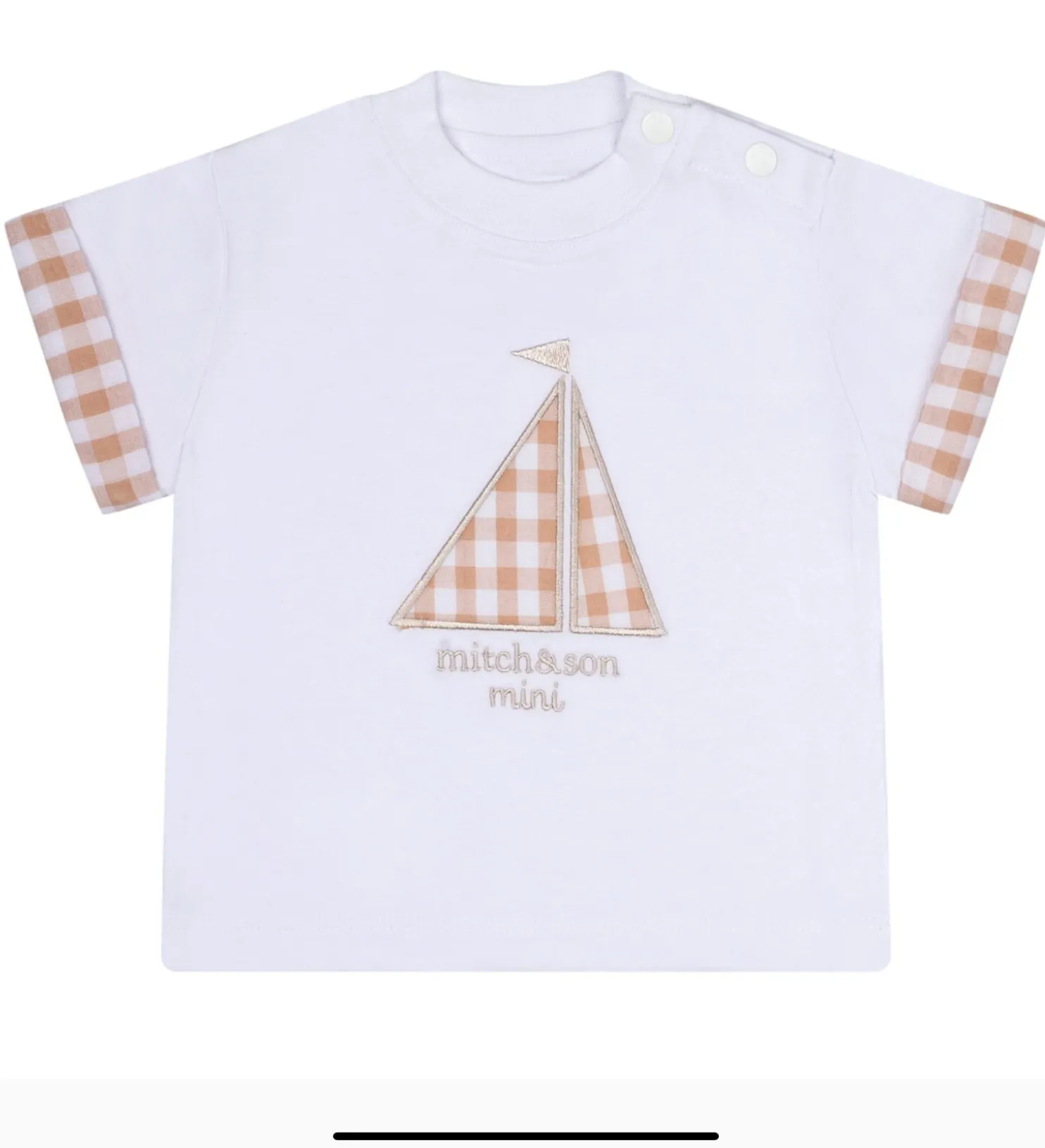 Mitch&son gingham boat short set   Summer24.  01242018
