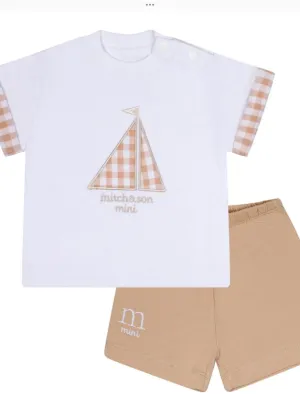 Mitch&son gingham boat short set   Summer24.  01242018