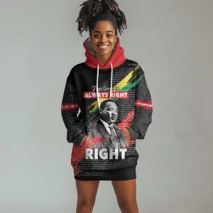 MLK Honoring The Legacy Hoodie Dress Black Version LT05