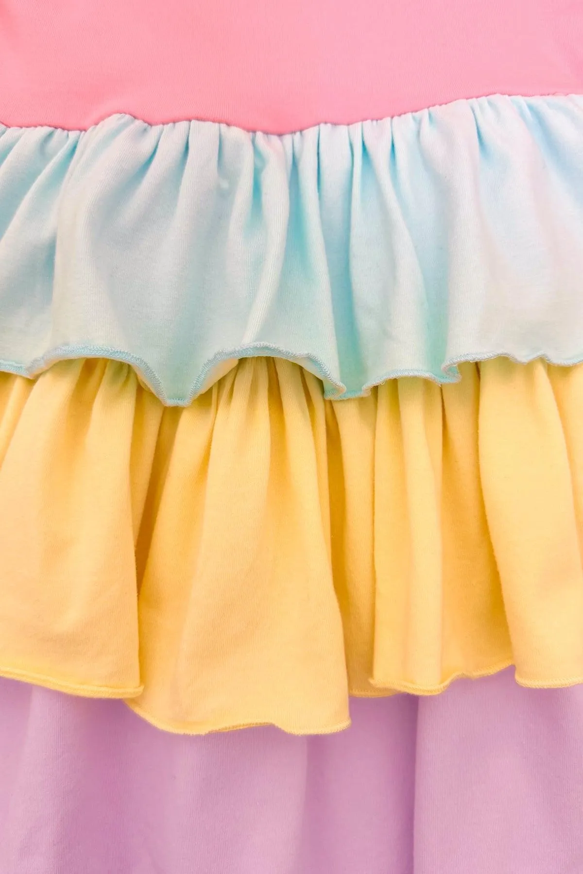 Mom & Me - Pastel Ruffle Dress