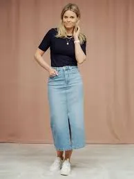 MOS MOSH Mella Denim Skirt