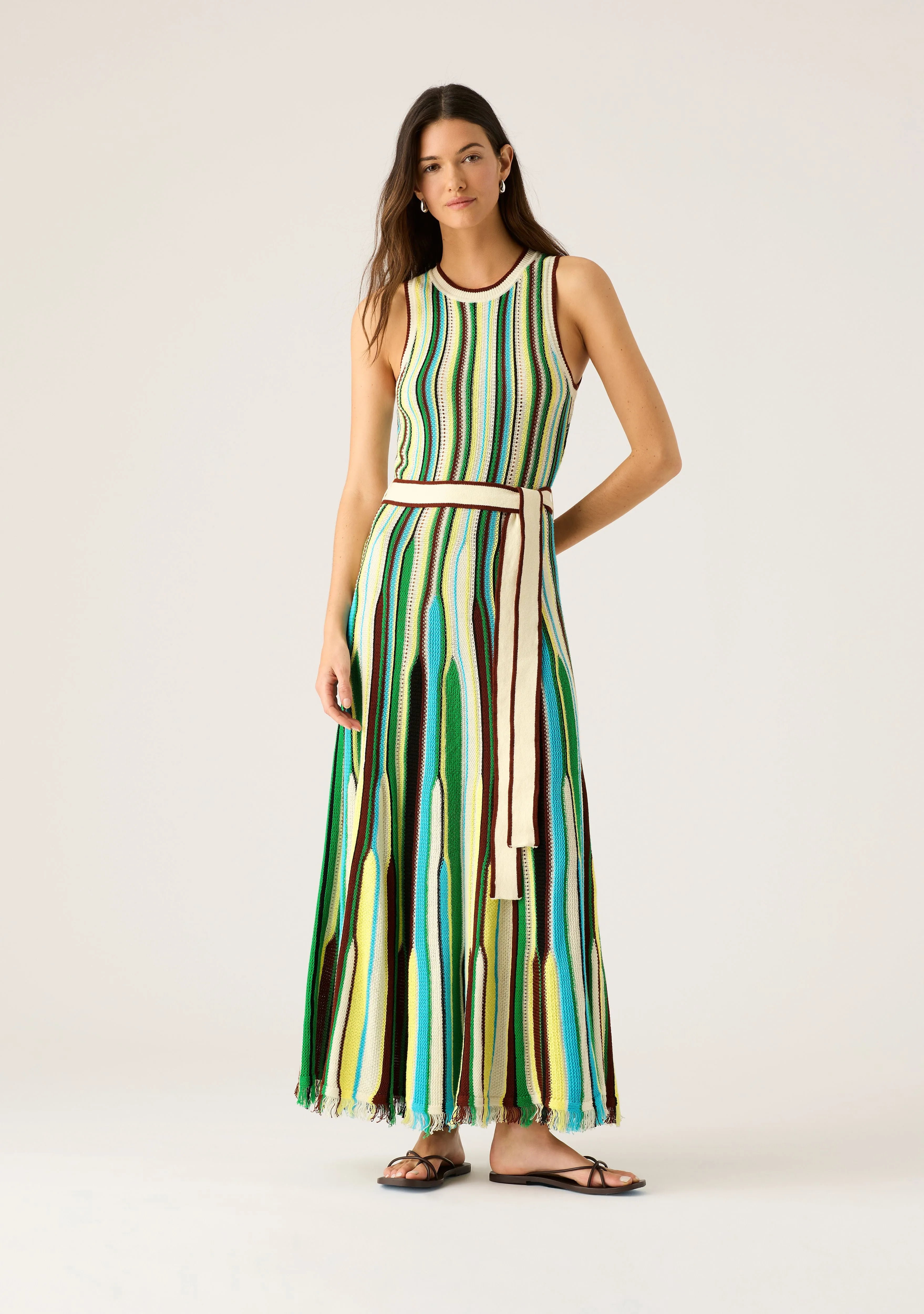 Mos - Rosalia Knit Maxi Dress - Multicolour