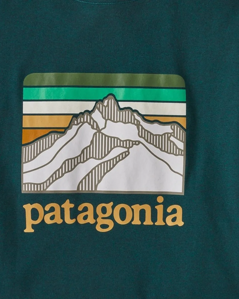 M's Line Logo Ridge Pocket - Dark Borealis Green